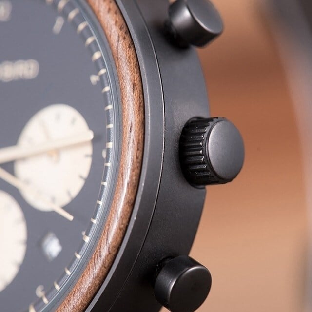 [3atm] Wooden watch - Dry Leaves【BJ2414】