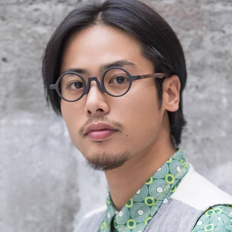 Wooden Round Frame Glasses【BJ0279】