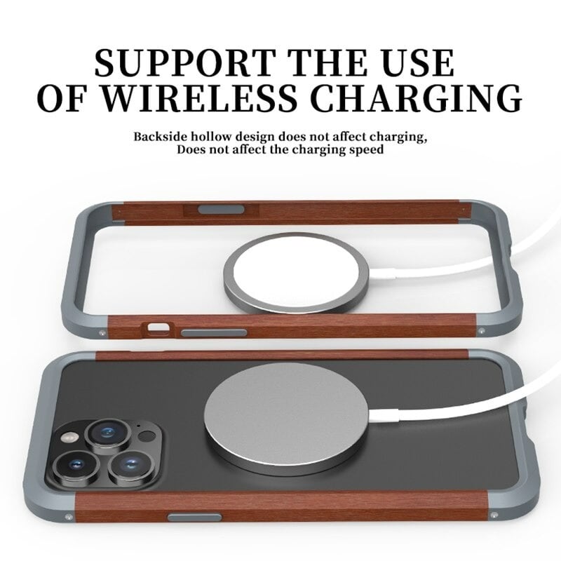 Bumper Even Case - Wood × Aluminum【BJ0002】