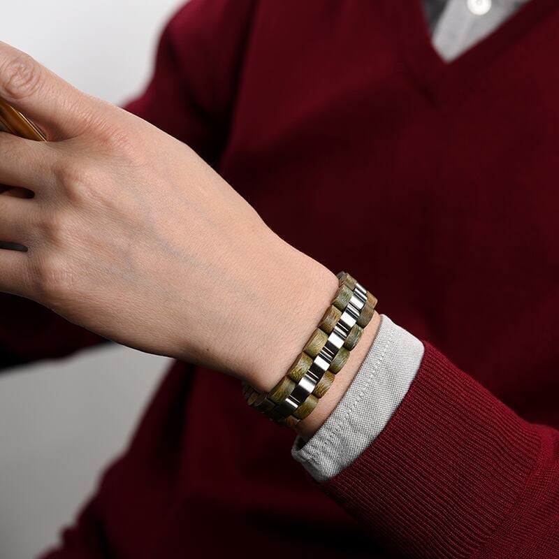 Wooden Vintage Blacelet【BJ0041】