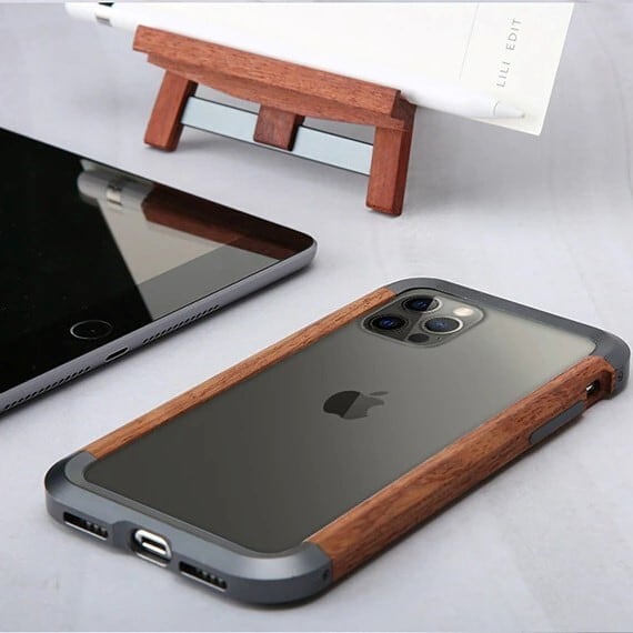 Bumper Even Case - Wood × Aluminum【BJ0002】
