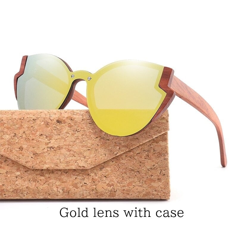 Stylish Wood Butterfly Frame Sunglasses【BJ0525】