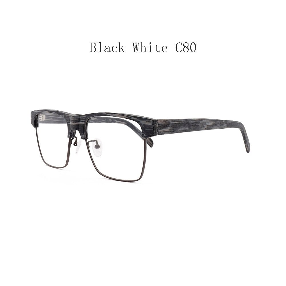 Wood grain Retro Belt Glasses【BJ0515】