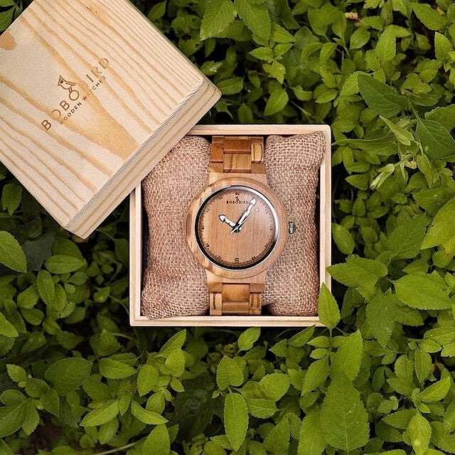 [3atm] Wooden watch - Sweet Bread【BJ0123】