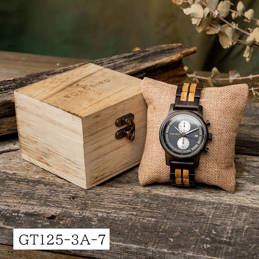 Luxury Wood Quartz Movement Watch【BJ0537】