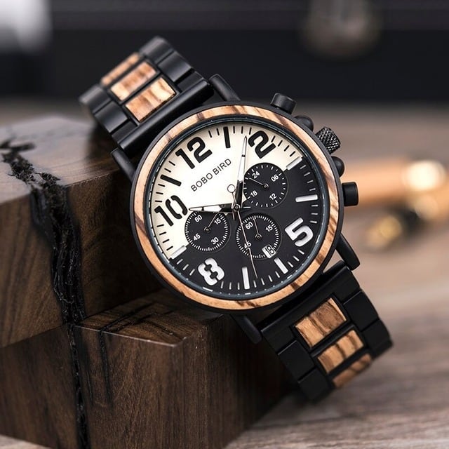 [3atm] Wooden watch - Retro Billboard【BJ0117】