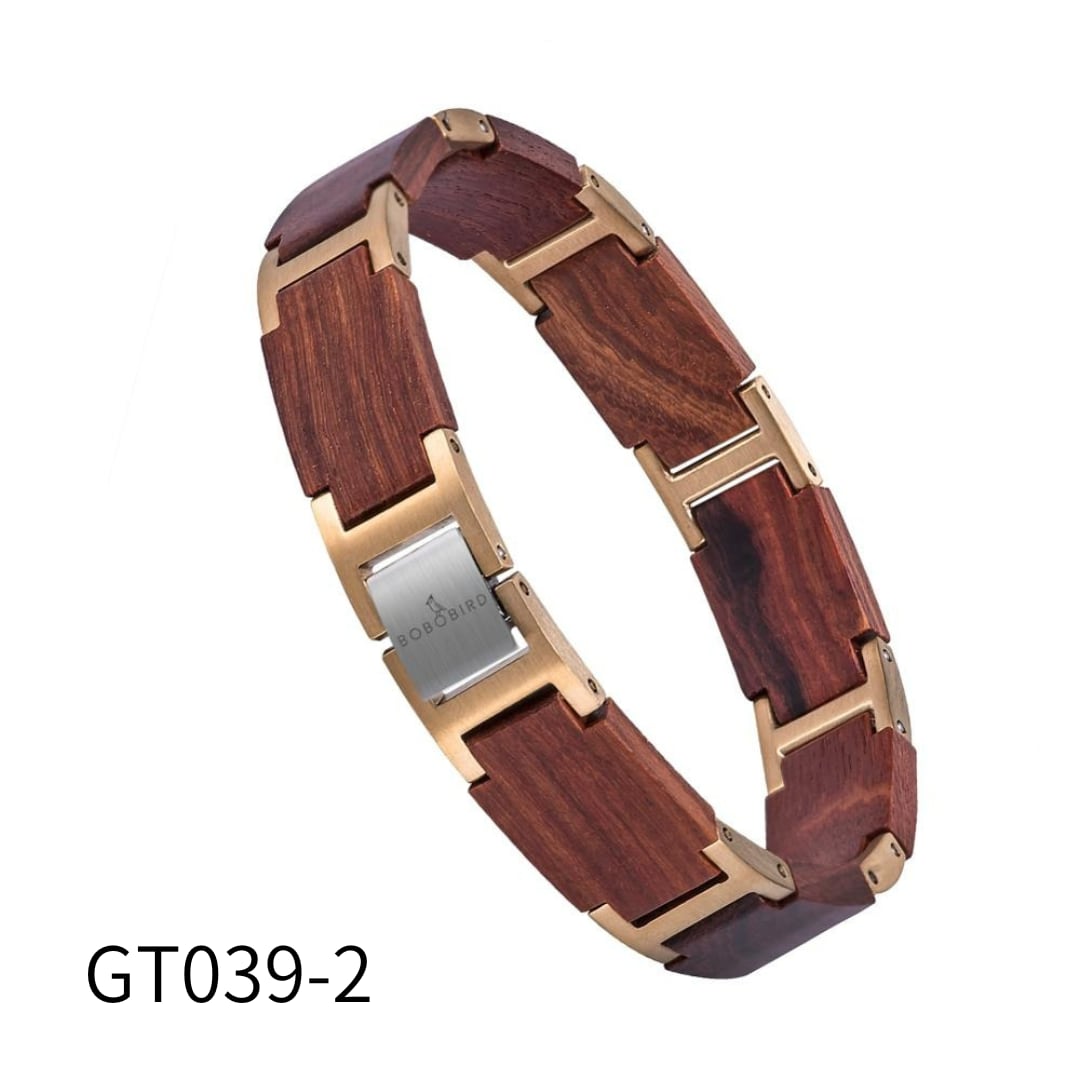 Wooden Metallic Ladder Blacelet【BJ0004】