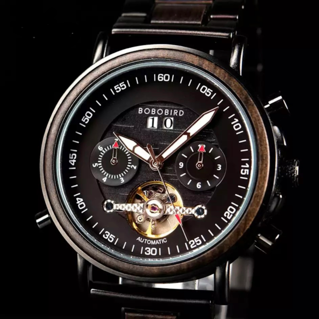 [3atm] Wooden mechanical watch - Couple【BJ0121】
