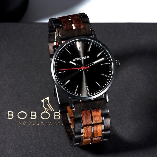 [3atm] Wooden watch - Arcana Rich【BJ2183】