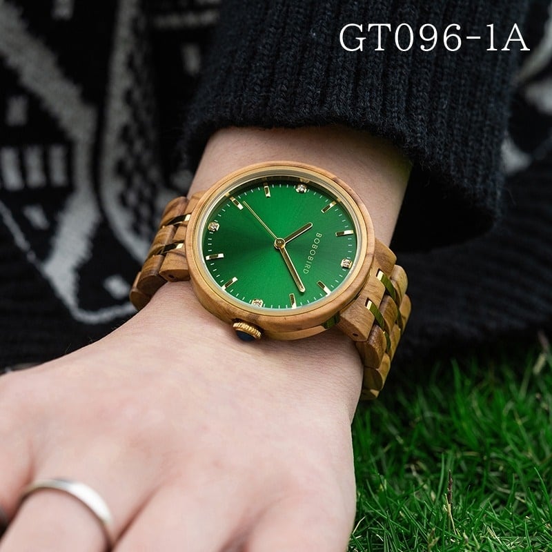 Elegant Wood Quartz Movement Watch【BJ0549】