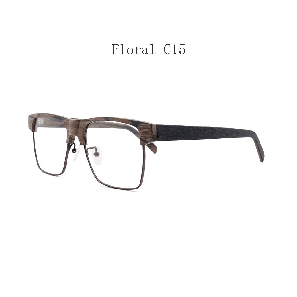 Wood grain Retro Belt Glasses【BJ0515】