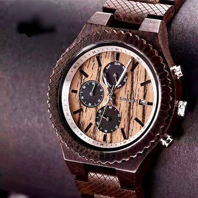 [3atm] Wooden watch - Robusta Straight【BJ2168】