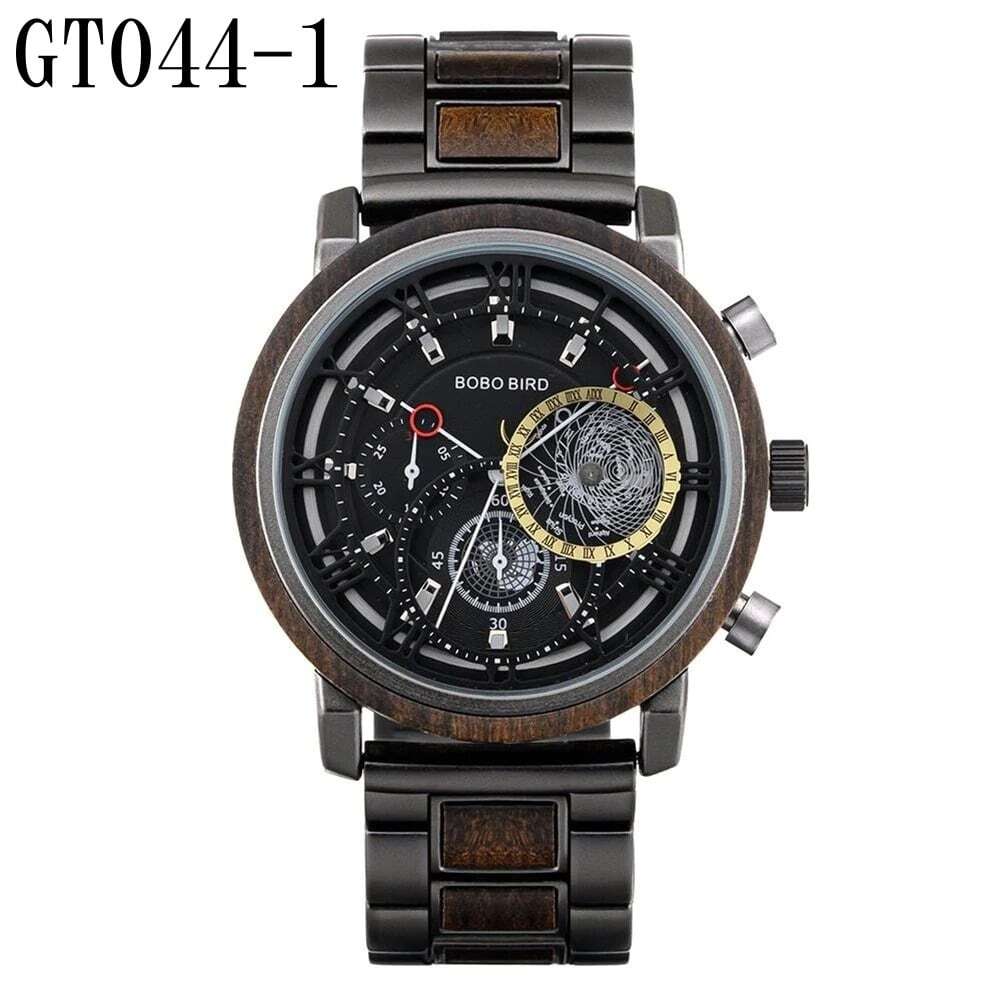 [5atm] Wooden watch - Sophisticated Space【BJ2208】