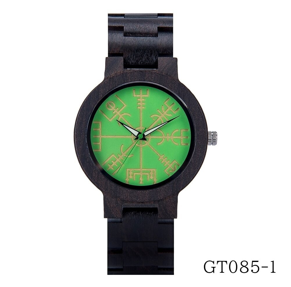 Vivid Color Wood Quartz Movement Watch【BJ0548】