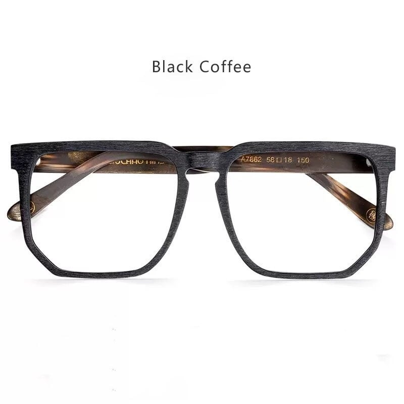 Wood grain Oversized Glasses【BJ0507】