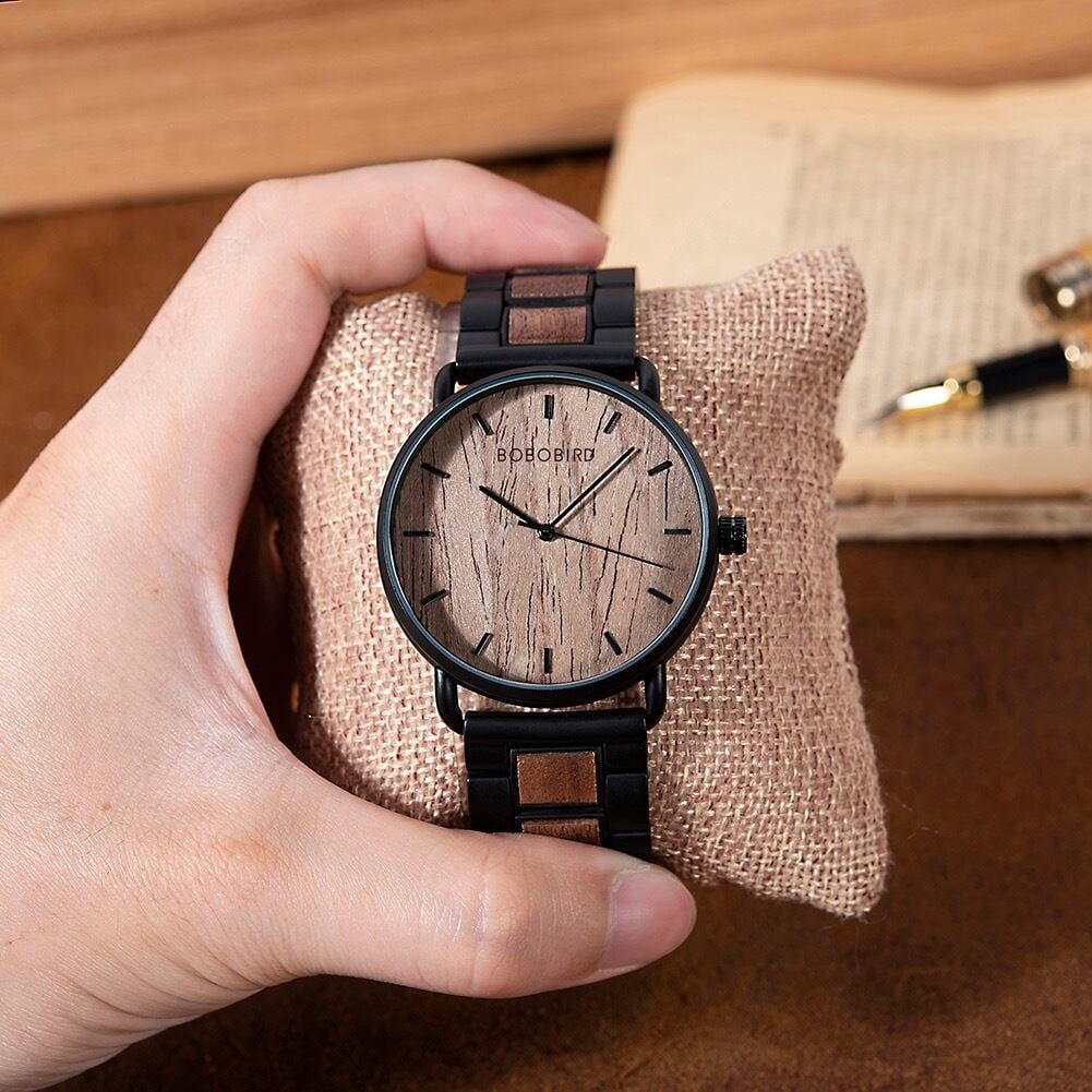 [3atm] Wooden watch - Espresso Coffee【BJ0022】