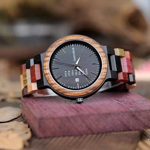 [3atm] Wooden Retro watch - Couple【BJ0019】