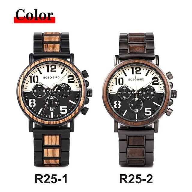 [3atm] Wooden watch - Retro Billboard【BJ0117】