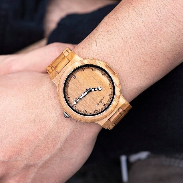[3atm] Wooden watch - Sweet Bread【BJ0123】