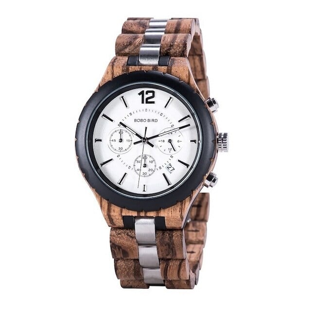 Wooden watch - Cryptograph Disk【BJ2147】