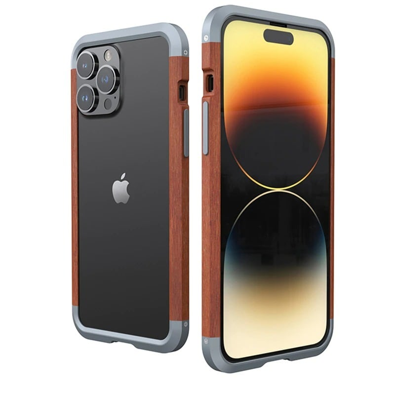 Bumper Even Case - Wood × Aluminum【BJ0002】