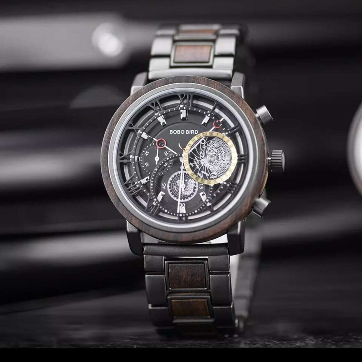 [5atm] Wooden watch - Sophisticated Space【BJ2208】