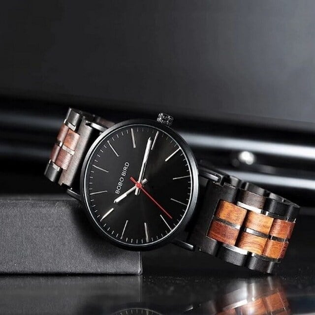 [3atm] Wooden watch - Arcana Rich【BJ2183】