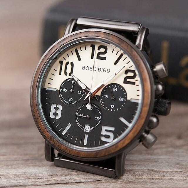 [3atm] Wooden watch - Retro Billboard【BJ0117】