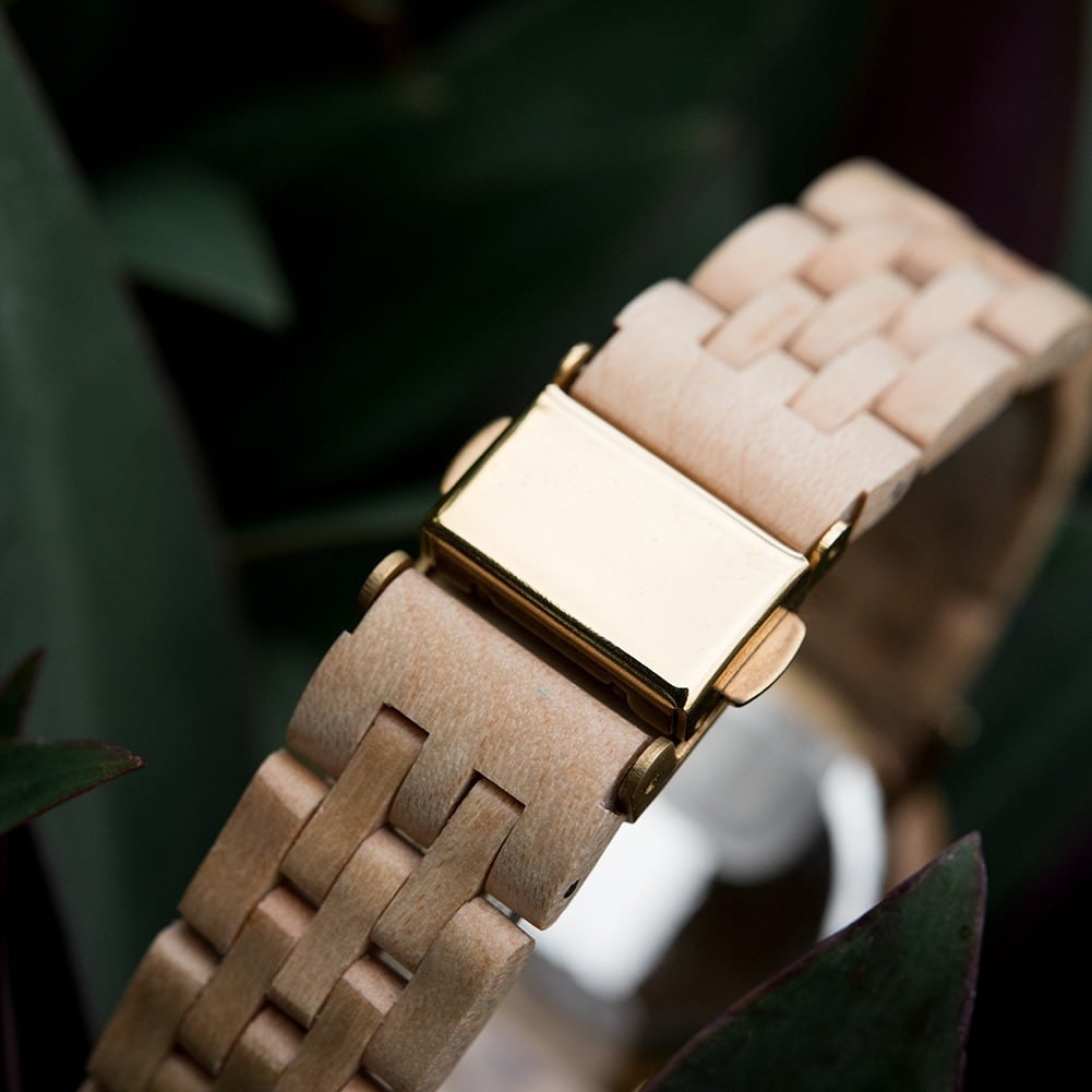 Natural Wood Quartz Watch【BJ0543】