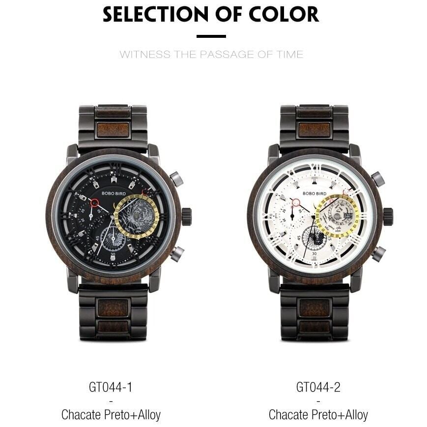 [5atm] Wooden watch - Sophisticated Space【BJ2208】