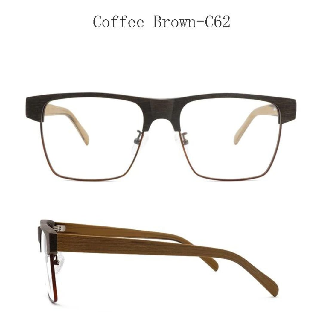 Wood grain Retro Belt Glasses【BJ0515】