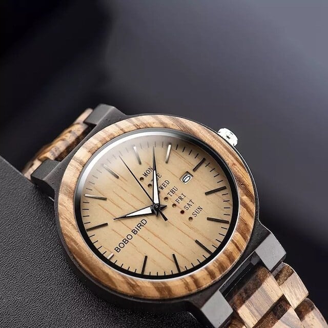 [3atm] Wooden watch - Catharsis Dish【BJ0020】