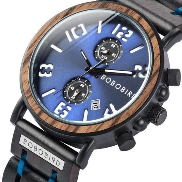 [3atm] Wooden watch - Crescent Diva【BJ2171】