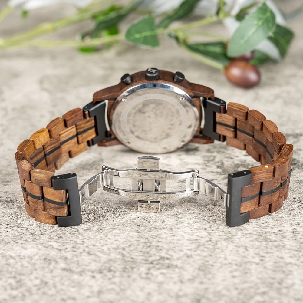 Luxury Wood Quartz Movement Watch【BJ0537】
