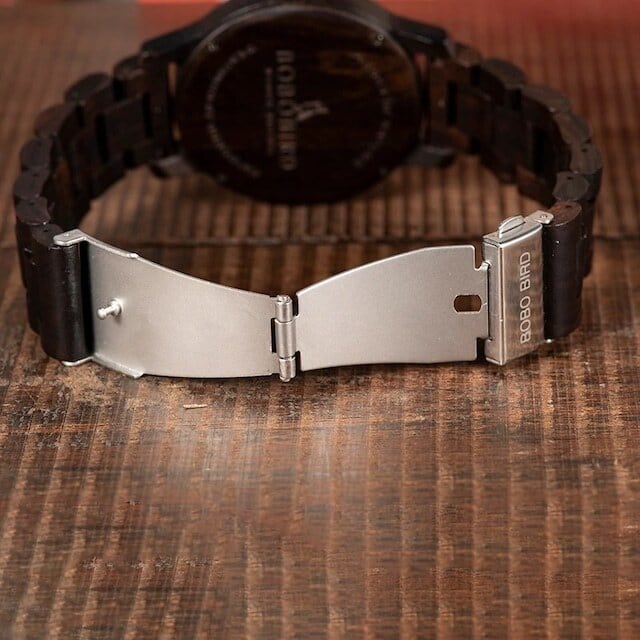 [3atm] Wooden watch - Number Spin【BJ0124】