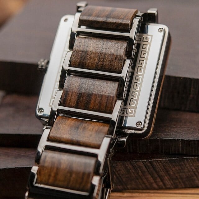 Wooden watch - Square Bread【BJ0106】