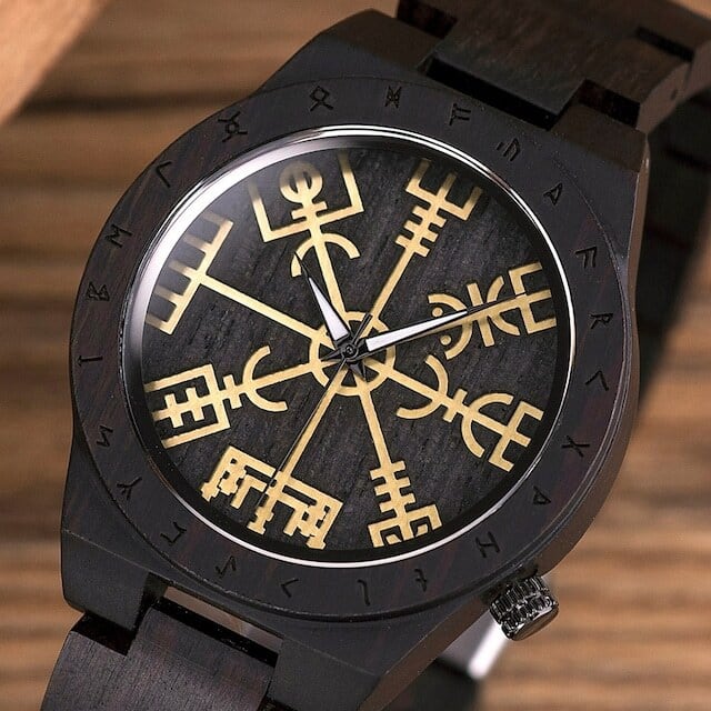 [3atm] Wooden watch - Sorcery Circle【BJ0116】