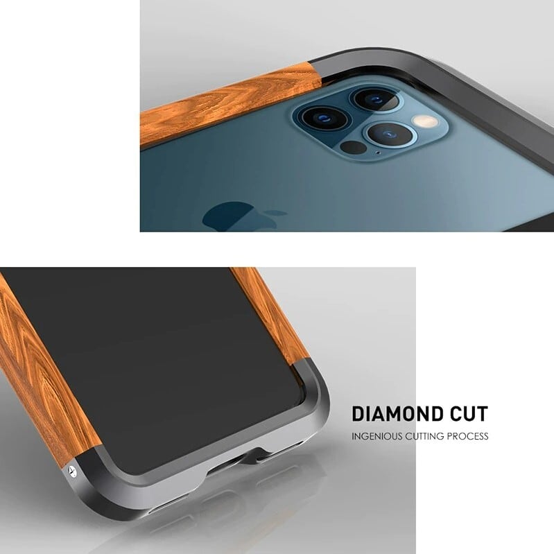 Bumper Even Case - Wood × Aluminum【BJ0002】
