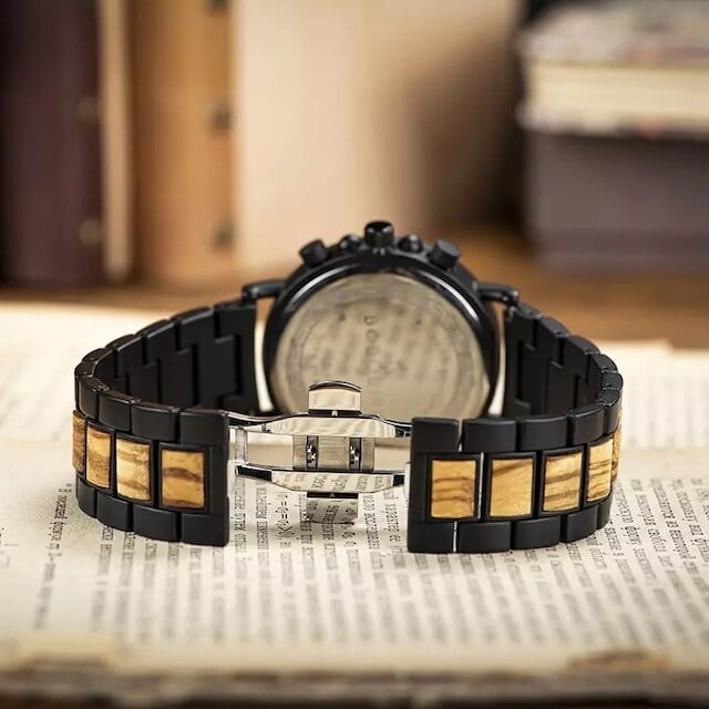 [5atm] Wooden watch - Sacred Snow rage【BJ2207】