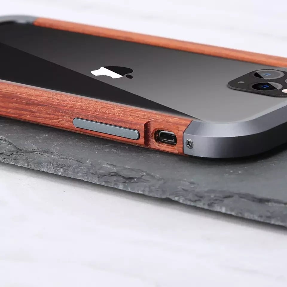 Bumper Even Case - Wood × Aluminum【BJ0002】