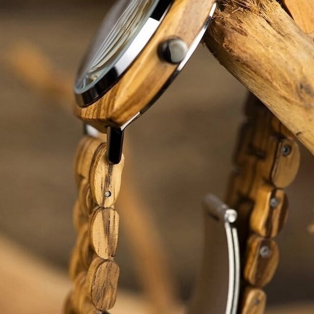 Wooden watch - Twin Silvers【BJ2174】