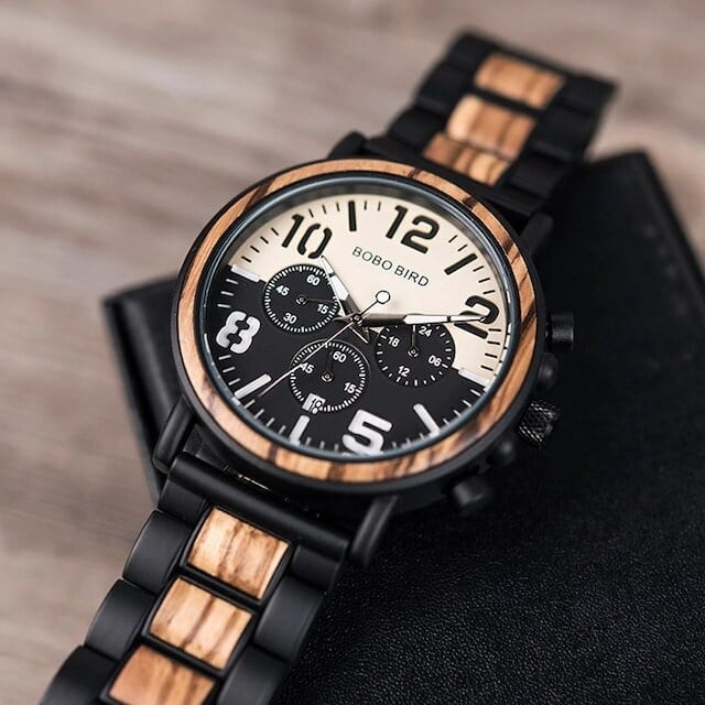 [3atm] Wooden watch - Retro Billboard【BJ0117】