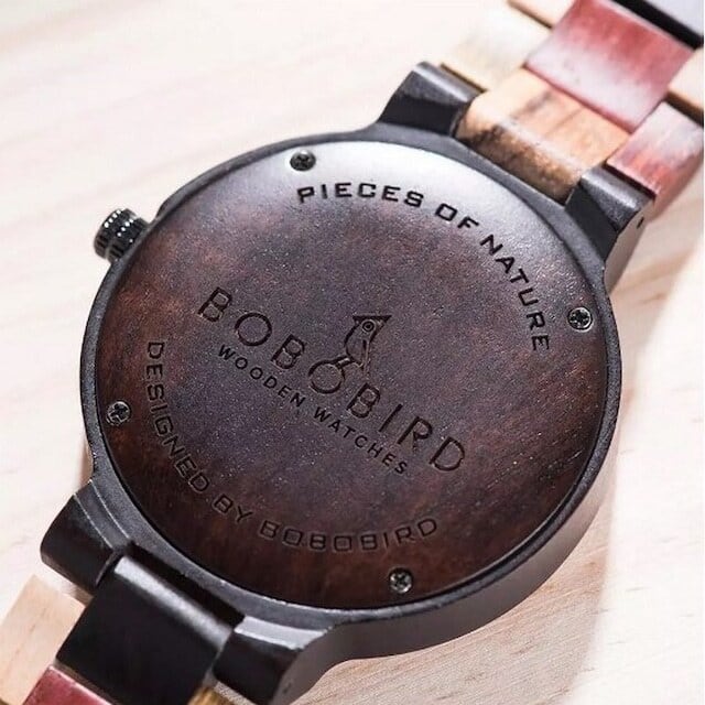 [3atm] Wooden watch - Marble design【BJ2180】