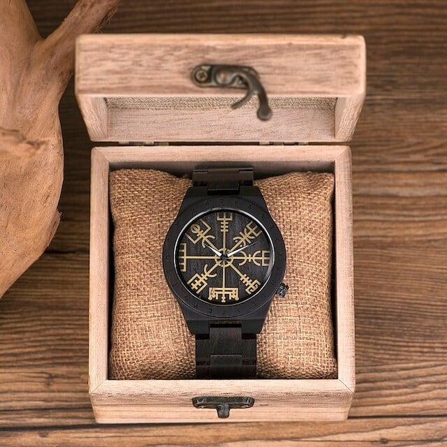 [3atm] Wooden watch - Sorcery Circle【BJ0116】