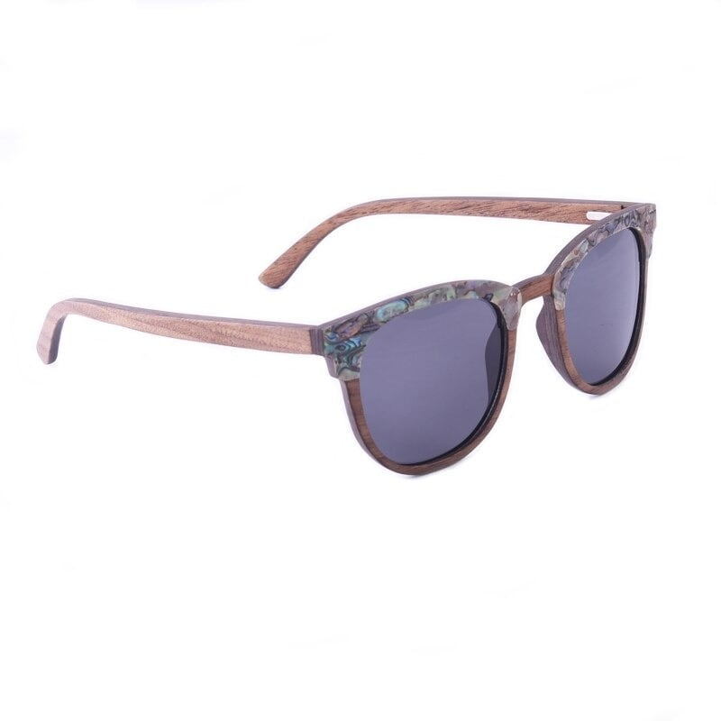Seashell And Wood Frame Sunglasses【BJ0533】