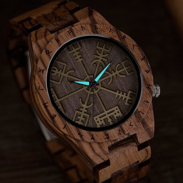 [3atm] Wooden watch - Sorcery Circle【BJ0116】