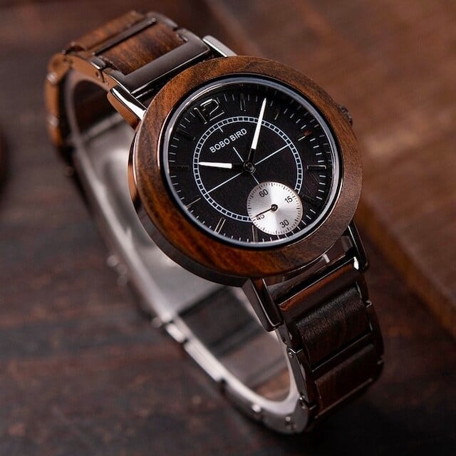 Wooden watch - Mocha Advance【BJ2166】