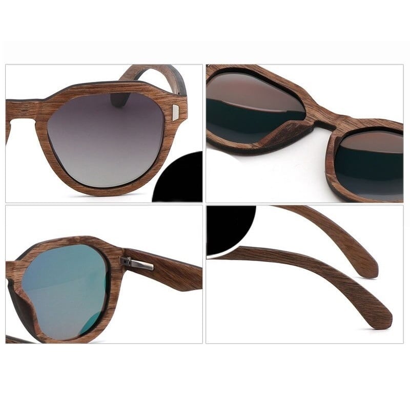 Fashionable Wood Frame Sunglasses【BJ0522】