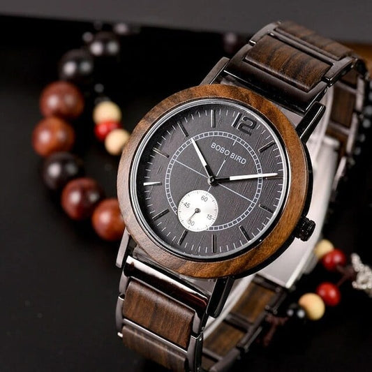 Wooden watch - Mocha Advance【BJ2166】