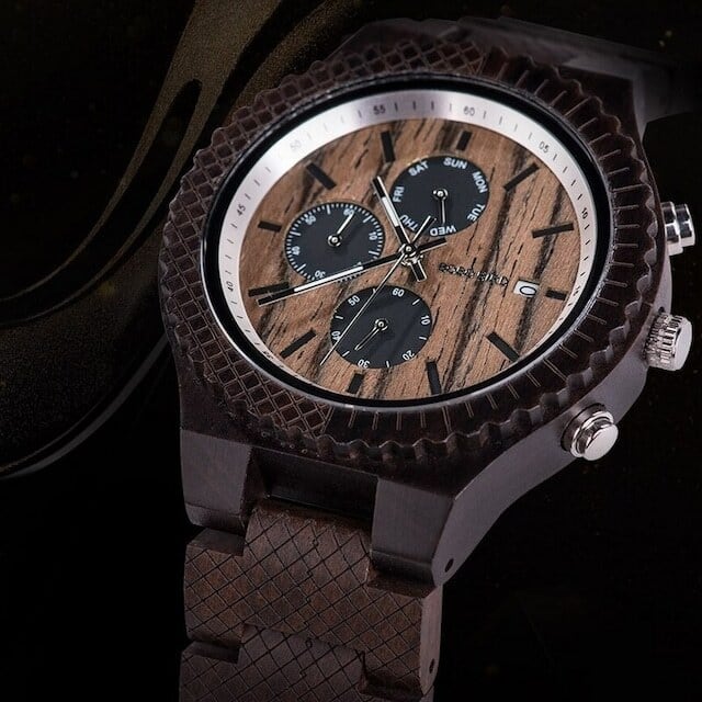 [3atm] Wooden watch - Robusta Straight【BJ2168】
